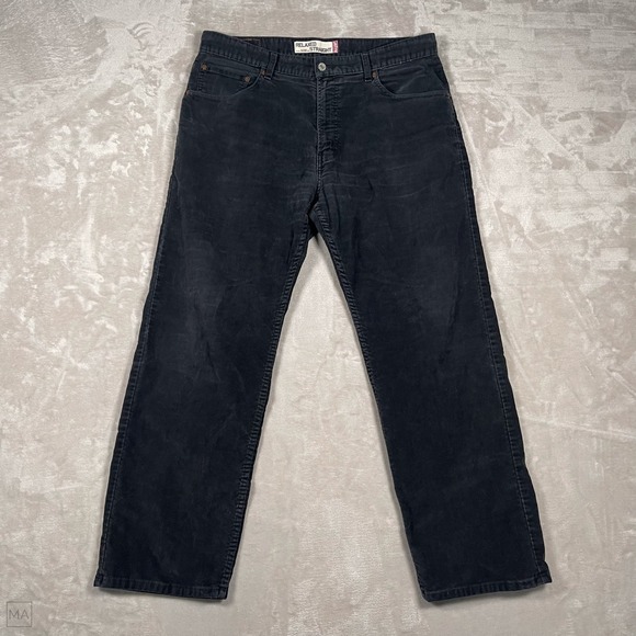 Levi's Other - Levi's Men's 559 Relaxed Straight Pants Corduroy Casual 36x30 Black